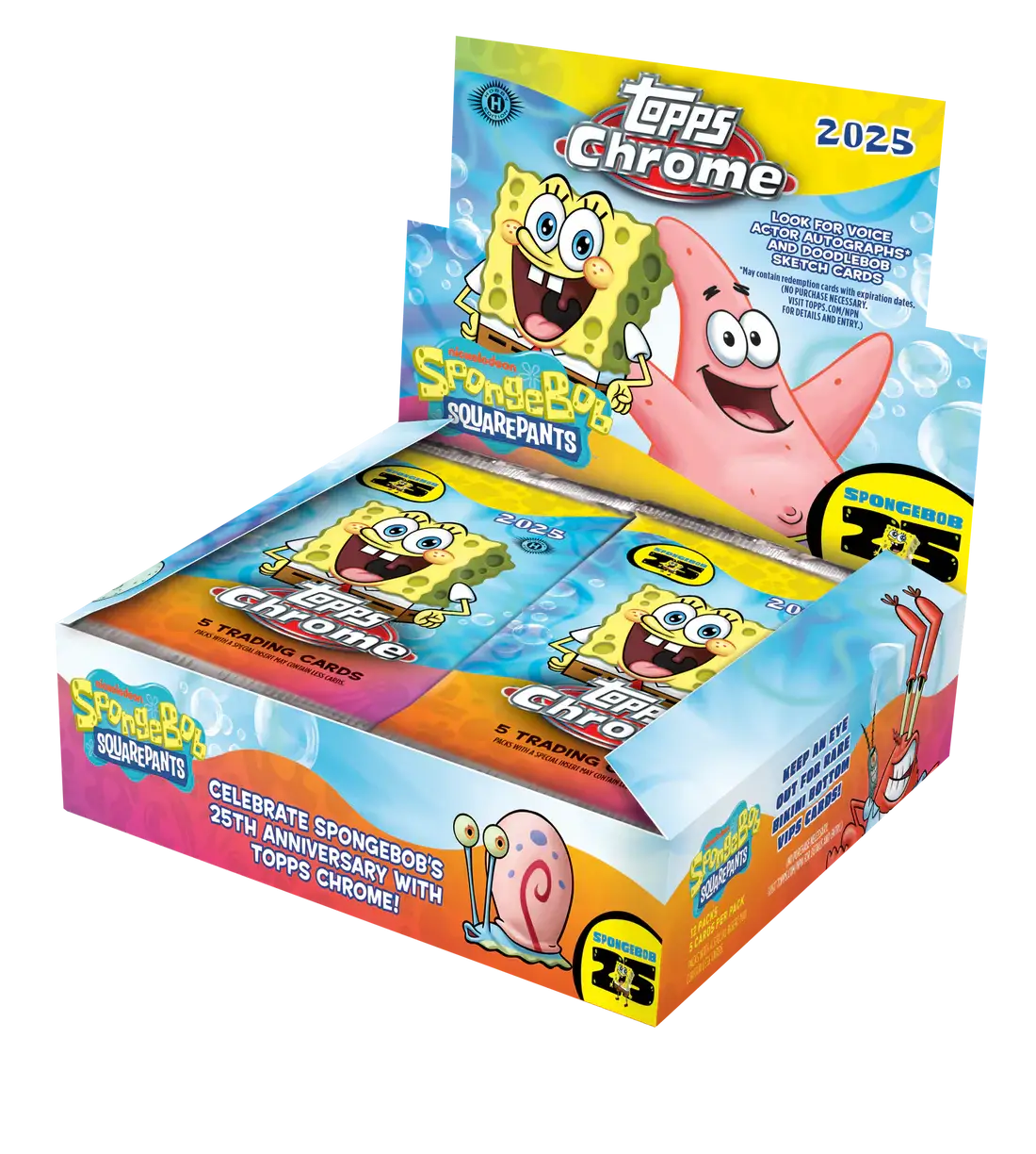 2025 Topps Chrome SpongeBob Hobby/Blaster