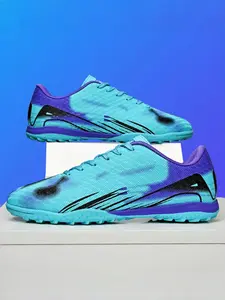 1 Pair of Unisex TF Soccer Cleats for Teens and Adults | Professional Sports Style | Durable Upper + TPU Anti-Slip Sole + Breathable Lining | Field Training/Game Wear, Football Shoes, Must-Have Professional Comfort Shoes for Players