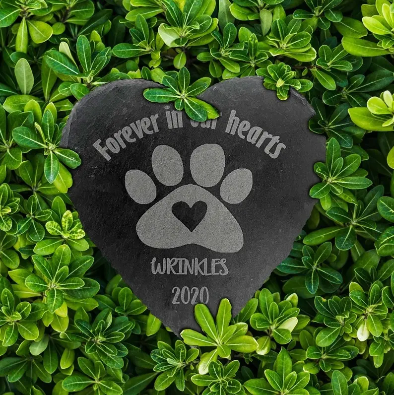 Dog Memorial Garden Stone, Pet Memorial Gift, In Memory, Dog Stepping Stone, Outdoor Memorial