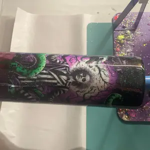 DIY 20oz Tumbler with Unique Design and Colorful Patterns for Personalized Drinkware