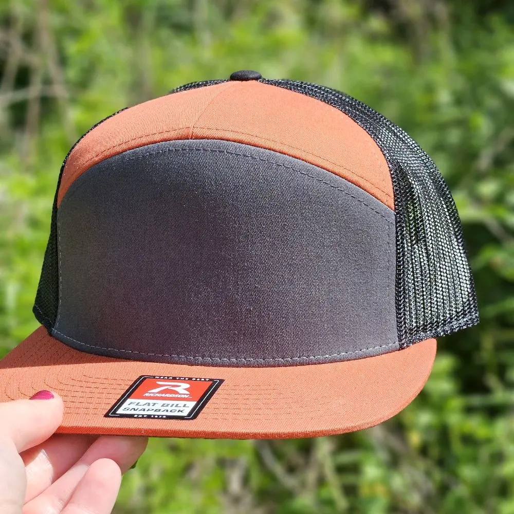 Charcoal/Burnt Orange