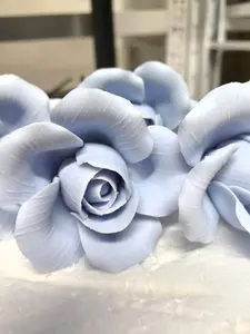 Handcrafted Porcelain Rose – Elegant Ceramic Flower That Never Wilts