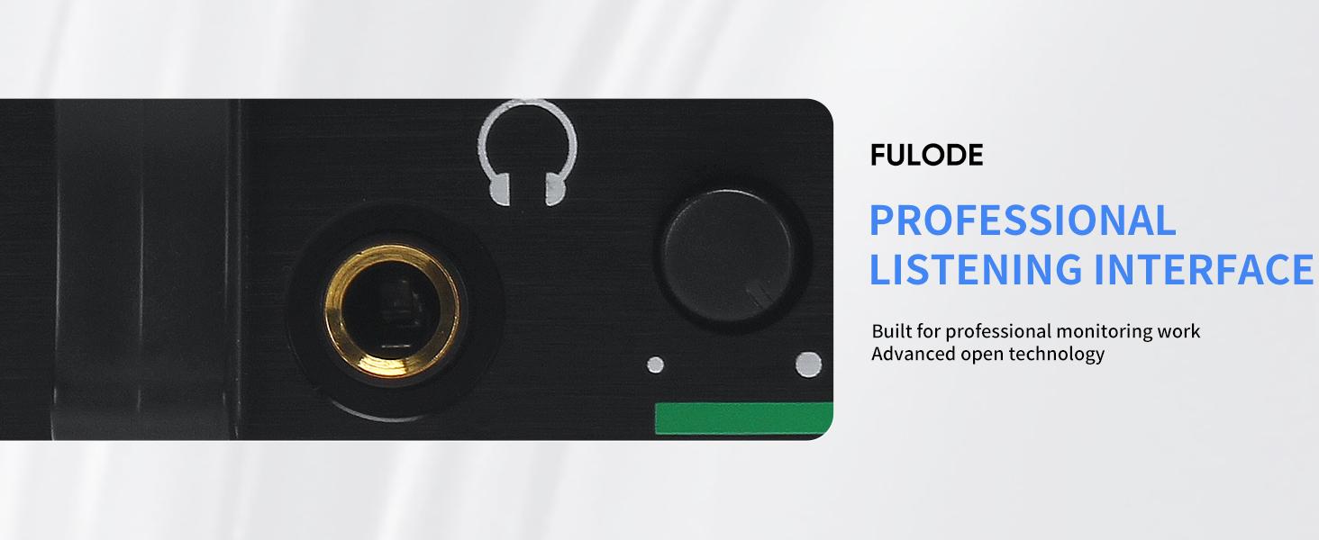 Professional Wireless In Ear Monitor System - 8 Bodypacks UHF IEM for Band, Church & Studio | 330Ft Long Range, 2 Channel 80 Frequencies, Zero Latency Stage Monitoring with Earphones