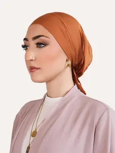 Bamboo Clip-On Hijab Undercap Copper