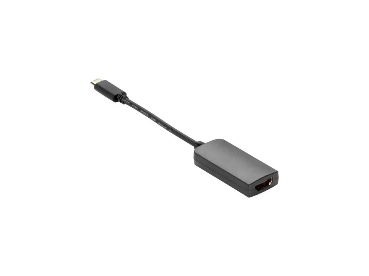 BLACK BOX VA-USBC31-HDMI4K-R2 - Video Adapter Dongle - USB 3.1 Type C Male to HDMI 2.0 Female - 4K @ 60-Hz Video, 3840x2160 - RoHS2, UL 94V-0 - 1 Year Double Diamond Warranty (Standard)