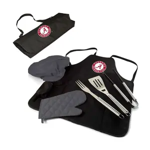 Oniva NCAA BBQ Apron Tote Pro Grill Set