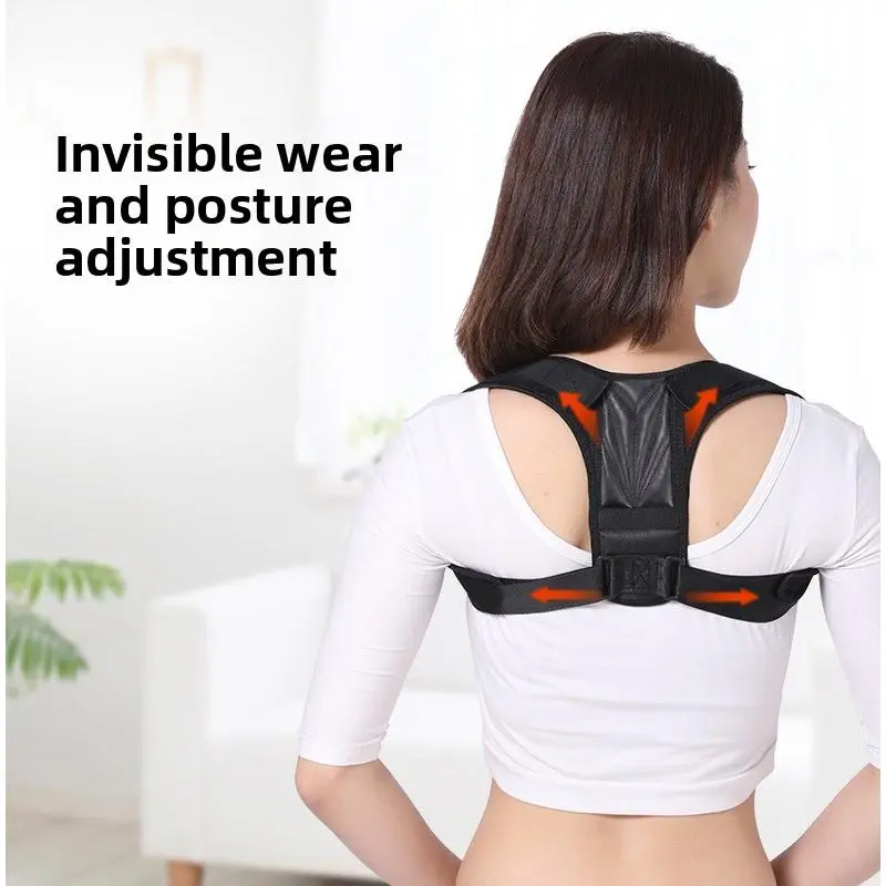 Hunchback adjustment with posture adjuster, the same for men and women, breathable sitting posture, back posture correction with anti-hunchback