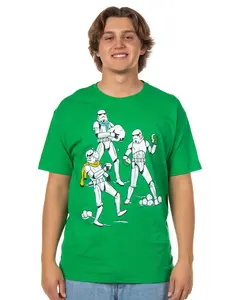Star Wars Shirt Men's Stormtrooper Snowball Fight Short Sleeve Tee