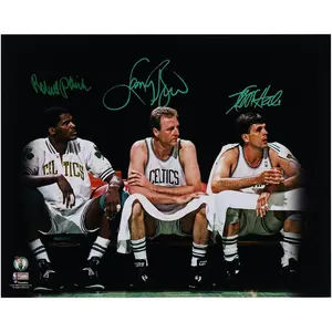Larry Bird Robert Parish and Kevin McHale Boston Celtics Autographed 16" x 20" Photograph - Fanatics Authentic Certified - NBA Memorabilia