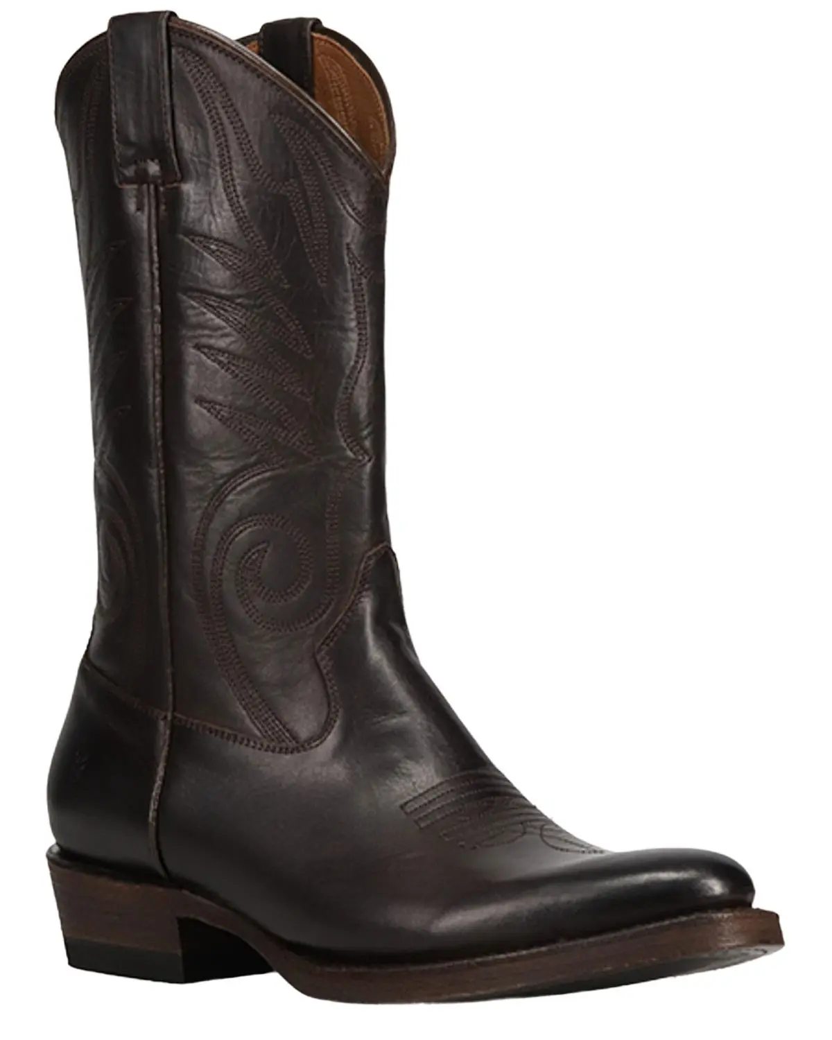 Frye Men's Men'S Grady Short Western Boot Round  Toe - Fr40746-Choc