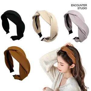 Retro Clean Girl Braided Headband - Soft & Comfortable Twist Knot Hair Band for Women, Perfect for Makeup, Skincare & Daily Commute, Trendy Hair Accessories