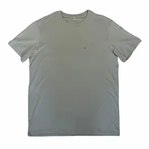 Driftwood Apparel Bamboo Coastal Tee Heather Gray Menswear T-Shirt 95% Bamboo 5% Spandex Minimalist Chest Logo Casual All Seasons - Streetwear, Tshirt, Top, Man, Classic
