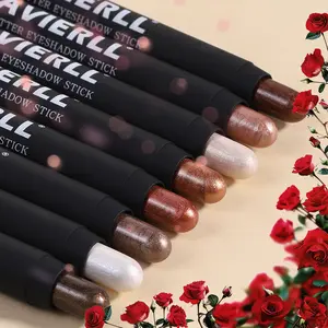 8pcs Of Eye Shadow Stick Set Waterproof Eye Shadow Stick, Pearly Matte Treatment, Create Natural And Lasting Eye Makeup, Long-lasting Shining Eye Shadow Stick, Easily Create Daily Makeup, Valentine'S Day Gifts Eyeshadow Swatches Cosmetic