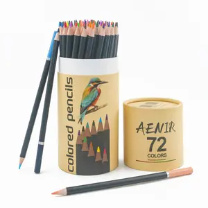 Colored Pencils Set 72 Colors Oil Based For Adult Coloring Books Professional Art Supplies For Artists