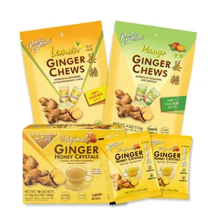 Prince of Peace Ginger Sampler Bundle – Lemon & Mango Ginger Chews with Ginger Honey Crystals