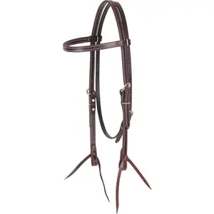 Martin Saddlery Doubled & Stitched Headstall - 5/8" Latigo