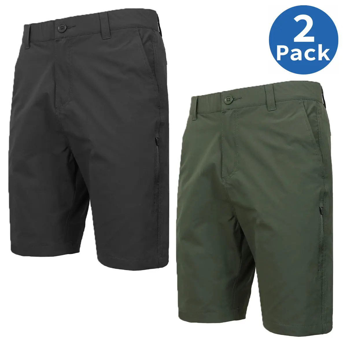 (2 Pack) Black-Olive