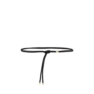 Isabel Marant Silvia Belt in Black & Gold