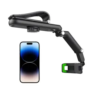 2026 New 1080° Multi-function Sun Visor Universal 360 Degree Rotating Phone Holder for Car - Rotatable & Retractable, Suitable for Driver & Co-pilot, Universal Compatibility, Automotive Accessory