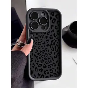 Phone case: 1pc of  fashion thickened leopard print printed phone case, suitable for Apple 15 Pro Max iPhone 11/11Pro/11Promax, 12/12pro/12promax, 13 series (13 pro and 13 promax), 14 Series(14 pros and 12 Prommax) and the latest models