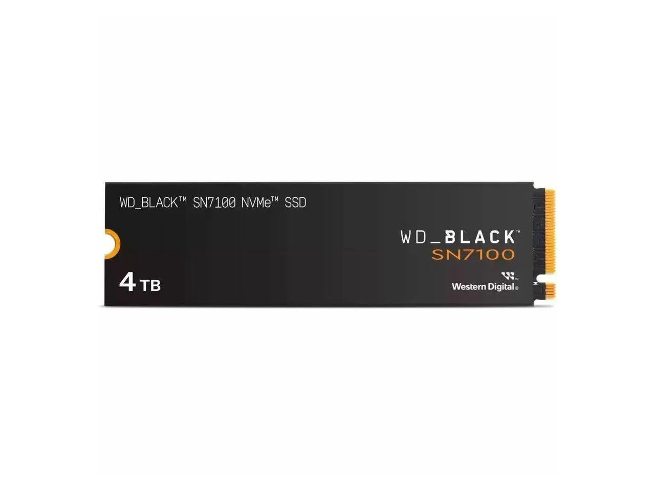 WD_BLACK SN7100 M.2 2280 4TB PCI-Express 4.0 x4 TLC 3D NAND Internal Solid State Drive (SSD) WDS400T4X0E