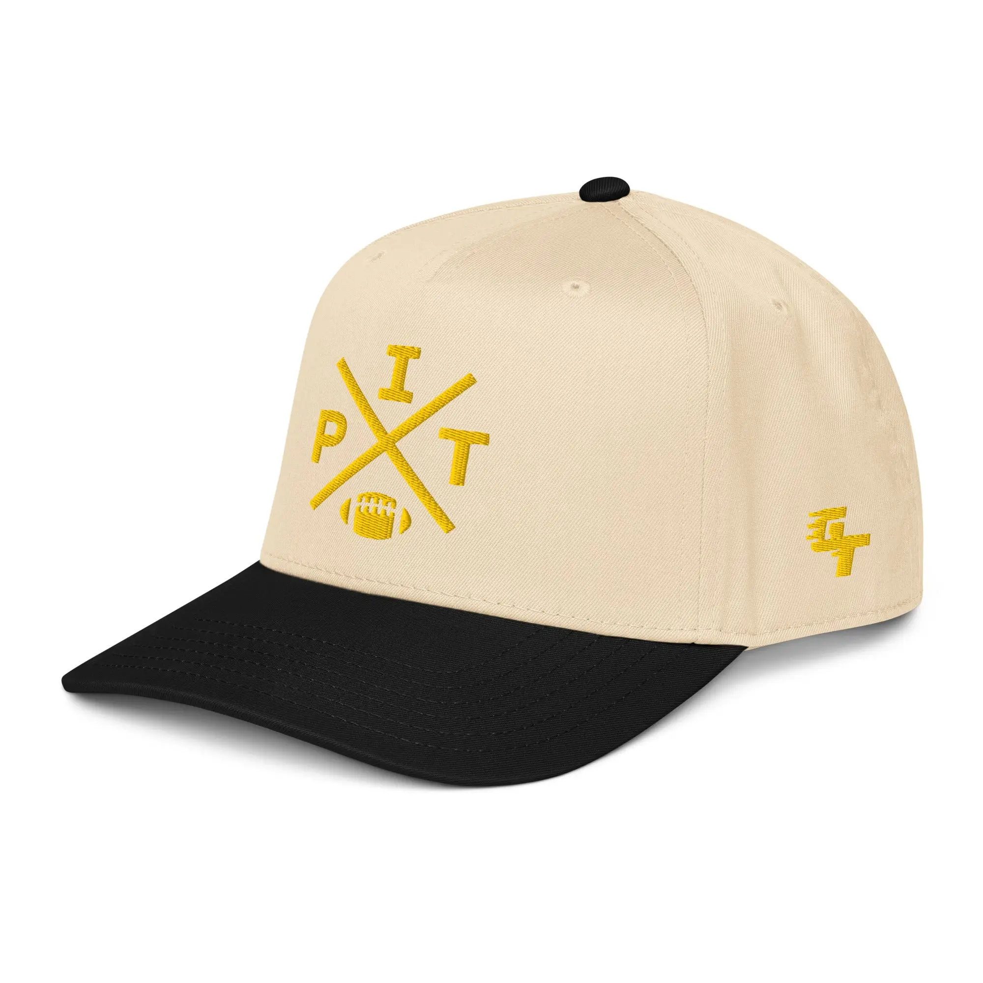 Pittsburgh Football Classic PIT Cross Snapback Cap Baseball Hat