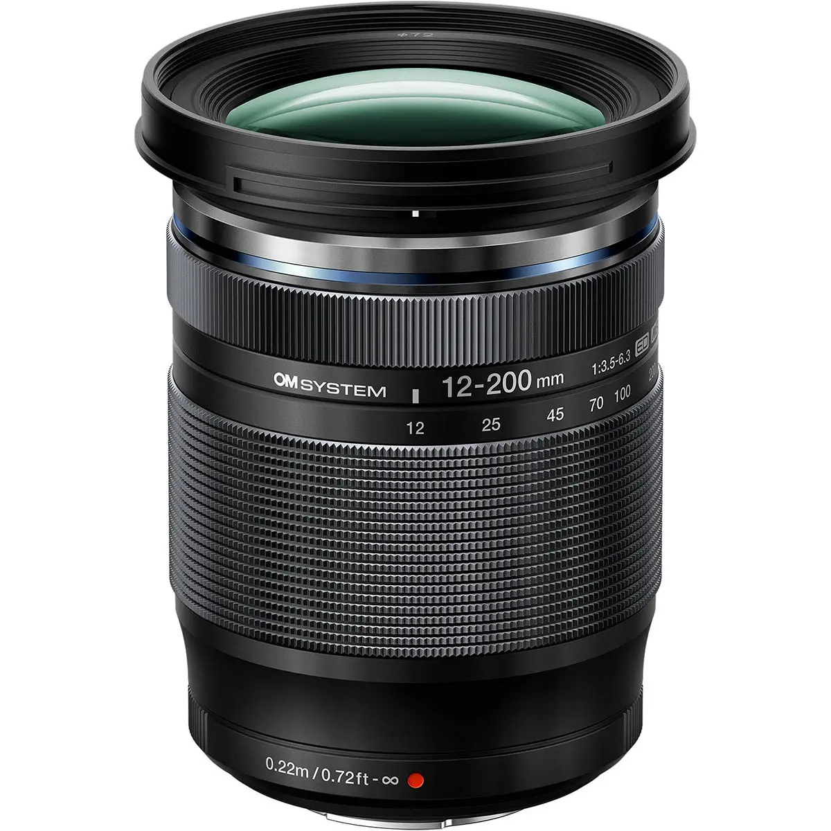 OM SYSTEM M.Zuiko Digital ED 12-200mm f/3.5-6.3 Lens for Micro Four Thirds