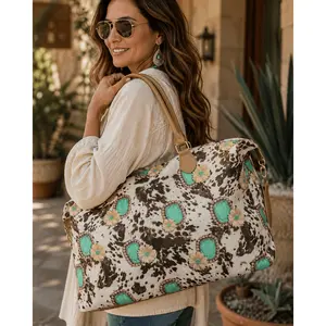 Cow Gemstones Weekender Bag