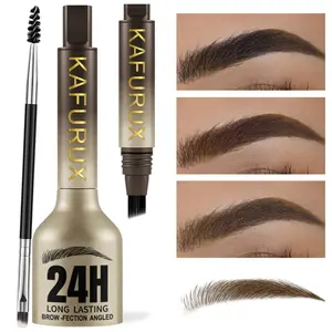 Waterproof Eyebrow Pencil, 2/3 Counts Long Lasting Curved Eyebrow Pen, Easy To Use Eye Brow Makeup Tool, Makeup Accessories for Women & Girls, Cosmetic, Eyebrow Products