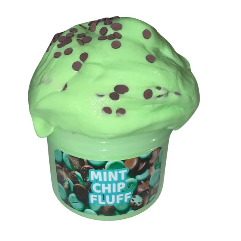 Mint Chip Fluff Butter Slime slime toy