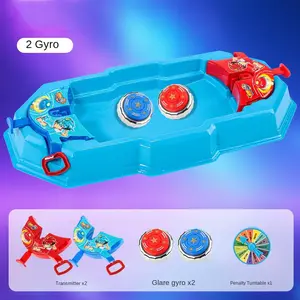 Multi-Player Battle Spinner Toy Set, Durable Alloy Rotation Gyro Launcher, Kids' Halloween Christmas Birthday Gift, No Battery Included