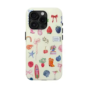LUCKY TRINKETS iPhone Case Applicable to iP15Promax ip14Pro mobile phone case 12 trendy brand 13 anti-fall cover 14Promax 15Pro cute Plus phonecase Accessories Acrylic casetify