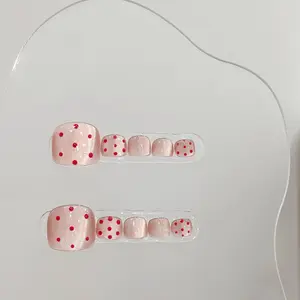 10pcs/bag Gentle Toe Nail Art, Elegant Simple High-End Press-On Nails, Perfect for Daily Wear, Festivals, Banquets