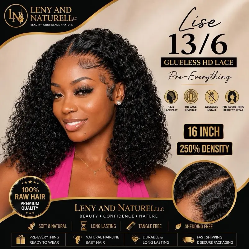 13/6 HD lace HD water wave 100% human