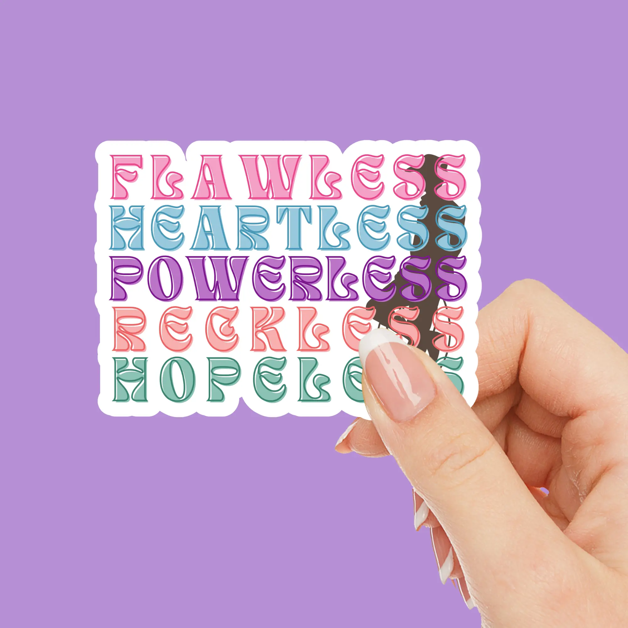 Chestnut Ranch Series Sticker, Kindle Sticker, Flawless Book Sticker, Western Love Sticker, Bookworm Gift, Cowboy Romance Kiss-Cut Stickers, Decor Decorative