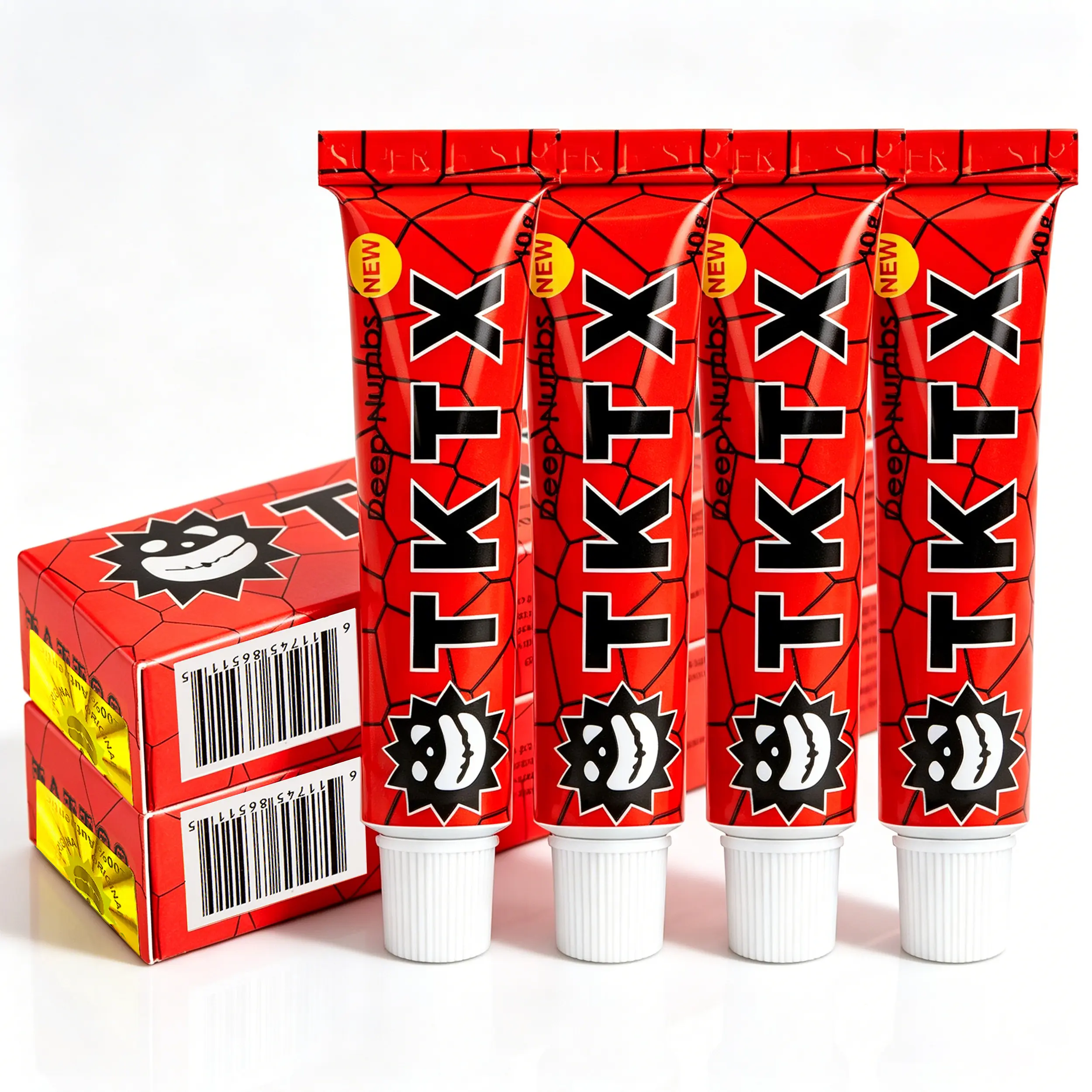 TKTX Tattoo External Cream-Red 75% Limited Edition-For Painless Tattooing-Very Strong Tattoo Numbing Cream 10g
