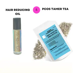 PCOS Relief Essentials: Herbal Tea & Oil Kit