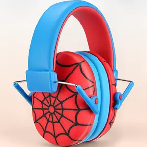 P-X Kids Noise Cancelling Headphones, Monster Jam Hearing Protection Earmuffs for Toddlers & Children - Noise Reduction for Sensory Sensitivity & Autism (Red)