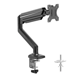 Suptek Single Monitor Mount, Single Gas Spring Monitor Mount Stand Monitor Arm Desk Mount Fits 13-32 Inch inch Monitors Weight Capacity up to 9 kg MD01A gas spring monitor  arm office setup