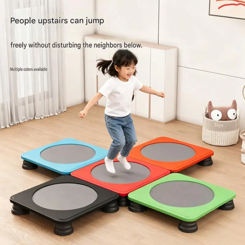 Mini Trampoline for Kids, Rebounder Bouncing Board with Non-slip Base, Special Supplies Kids Trampoline Rebounder Bouncing Board – Sensory Balance and Bounce Toy for Indoor and Outdoor Kids Toys - Outdoor Play Equipment,Gift for 3-12 Boys & Girls