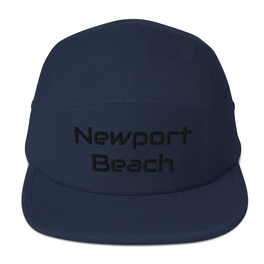 Newport Beach California Beaches Five Panel Cap California Volleyball Hat