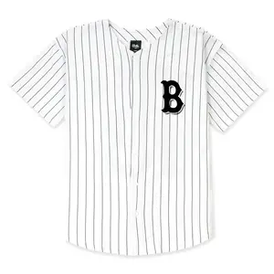 B13 JERSEY - WHITE PINSTRIPE