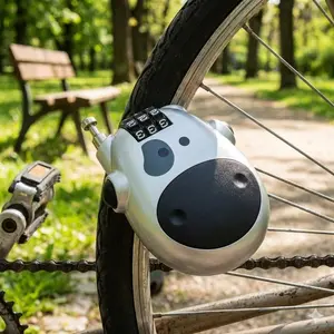 Motorcycle Helmet Lock with Combination Code, Anti-Theft Steel Cable, Quick-Install Portable Mount for Bicycle and Motorcycle, Security Safety Gear for Riding Protection, Detachable Anti-Loss Accessory.