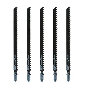 5Pcs T344D T-Shank Jigsaw Blades, 6 Inch Long Jigsaw Blades High Carbon Steel Qjaiune