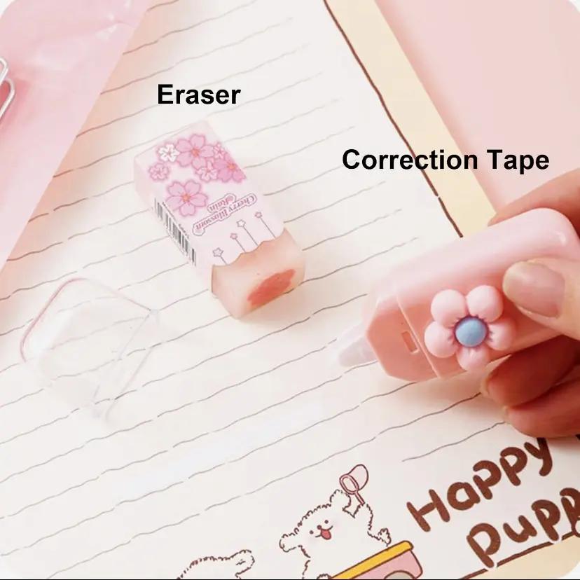 7-Piece Stationery Kit, Includes Ballpoint Pen, Correction Tape, Utility Knife & More, Essential School & Office Supplies, Ideal Student Gift & Classroom Must-Have