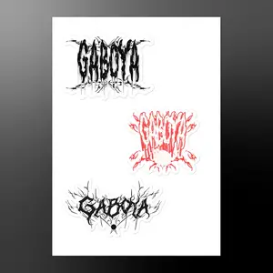METAL STICKER SHEET