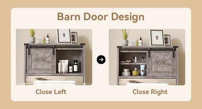 Farmhouse Small Vanity Desk Set with Mirror Cabinet Compact Makeup Vanity Set with 3 Adjustable Lights and Storage Chair for Compact Space,  Dressing Table with Fold-up Panel IF049