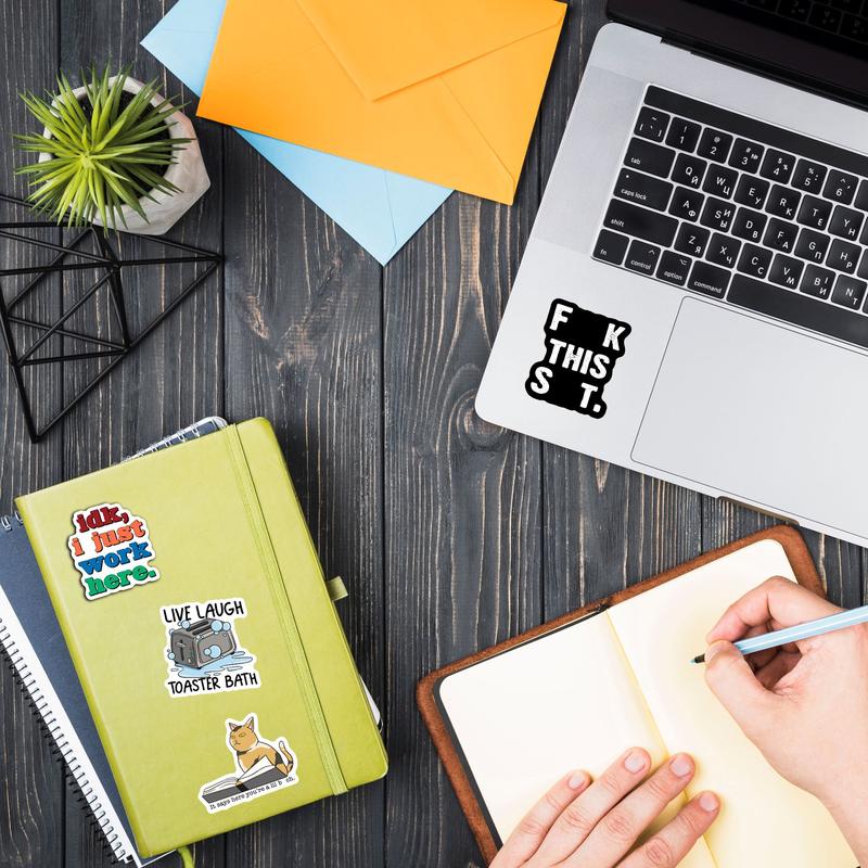 100-200 PCS Funny Prank Meme Sticker Pack – Hilarious, Waterproof Vinyl Decals for Laptops, Water Bottles, Hard Hats, and More