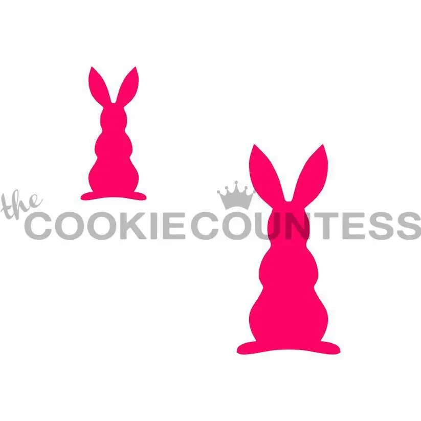 BUNNY SILHOUETTE STENCIL