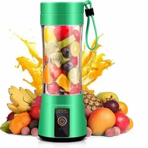 Portable Blender 6-Blade USB Rechargeable Smoothie Maker 300ml Cordless Travel Gym Work Friendly Leakproof Compact Design